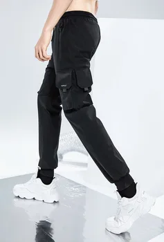 Youpin SUPIELD Aerogel Šalčio Atsparumas Hidrofobinės Krovinių Kelnės Juodos Kelnės Vyrams Moterys Mados Streetwear Žiemos Šiltos Kelnės