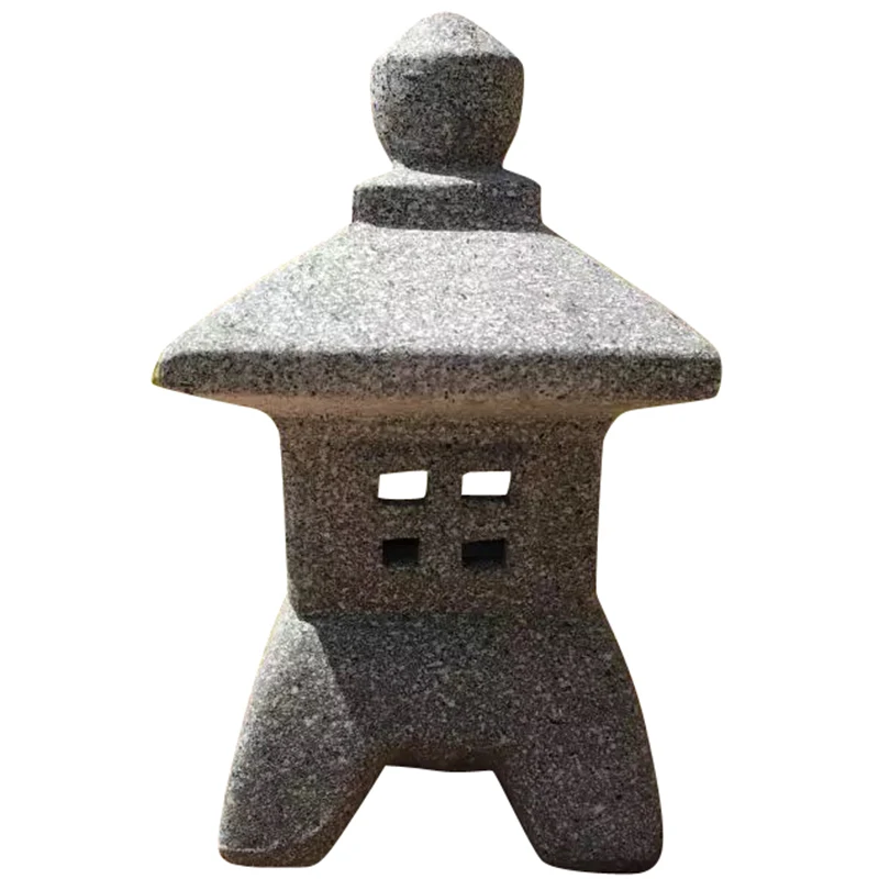 Apdailos gaminiai, kiemo Japonų keramikos imitacija, akmens lempos papuošalai imitacija marmuro raudono molio Japoniško sodo žibintų 3
