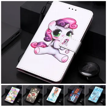 Vaikai Mergina Rose Undinė Flip Case For Samsung Galaxy A51 A71 S20Ultra S20Plus Vienaragis Ponis Stendas, Telefonas, Piniginė Padengti Rubisafe Maišelį V03D 1199