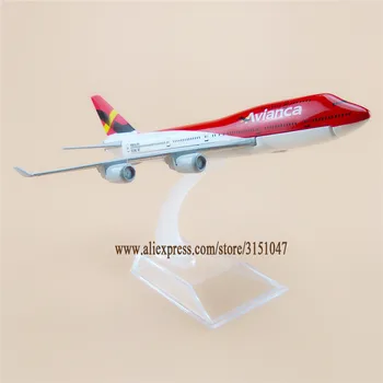 16cm Raudona Oro Kolumbija Avianca Airlines 