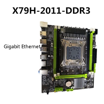 X79 Kompiuterio Plokštę, LGA 2011 Pin CPU DDR3 Serveris 4 Kanalų 64Gb Atminties kompiuterinio Žaidimo Plokštė